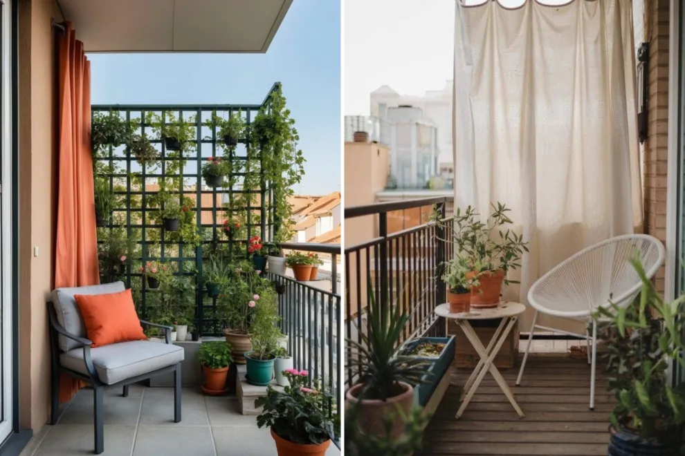 Privacidad En Balcones Peque os 6 Ideas Permitidas En Alquileres sin 