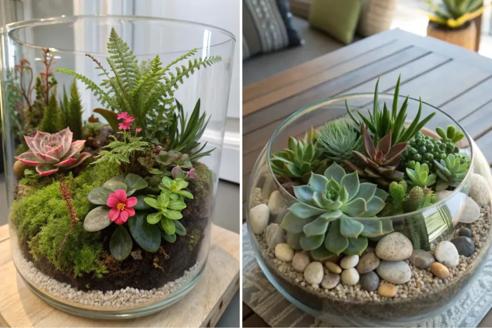 Terrarios: la tendencia deco minimalista que suma verde ideal para espacios reducidos