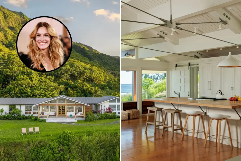 La casa de Julia Roberts: arquitectura abierta y luz natural como eje.