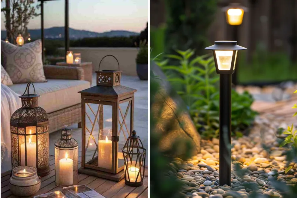 Lámparas para exteriores: 5 ideas para iluminar tu patio o terraza
