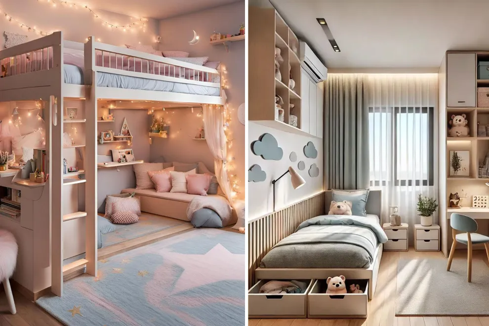 Los dormitorios de los chicos suelen ser pequeños, pero eso no significa que deban ser incómodos.