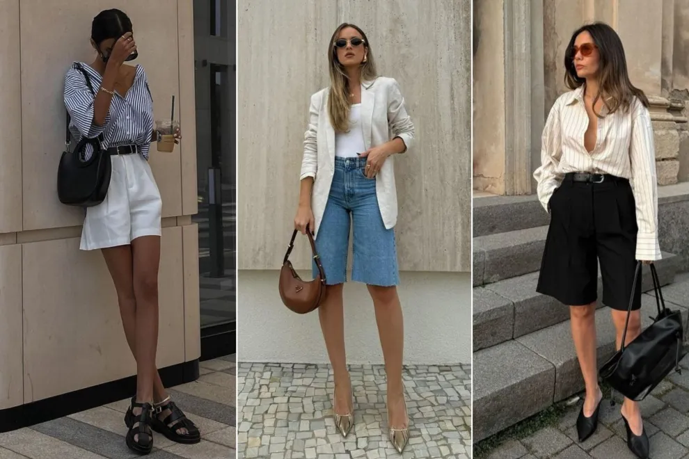 5 looks con bermudas para la oficina: la tendencia de moda más cómoda para combatir el calor