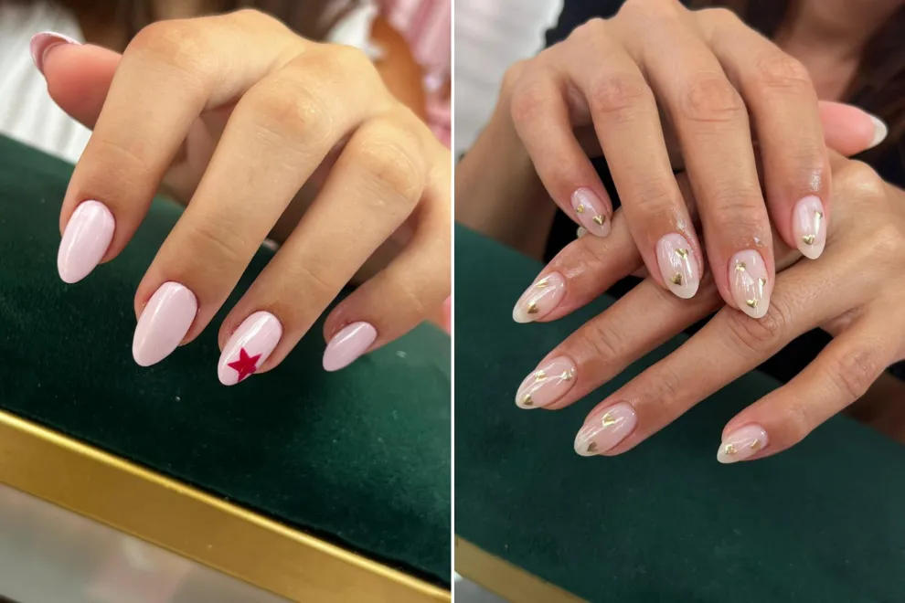 Uñas con esmalte semipermanente