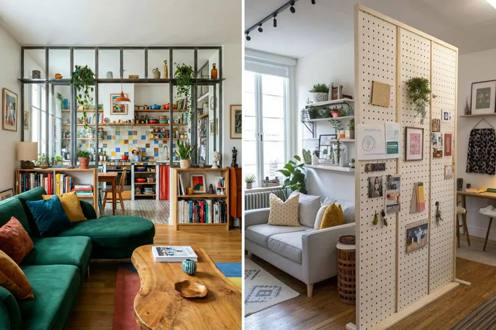 Con recursos simples y bien pensados, es posible dividir sin cerrar, logrando ambientes más organizados y confortables.