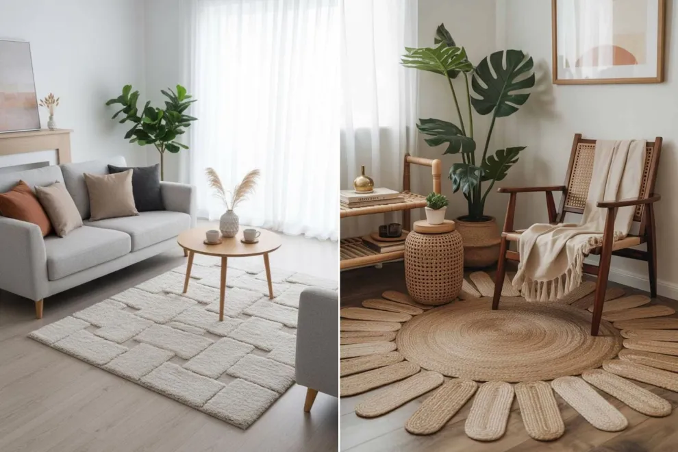 Sin cambiar el piso: cómo renovar un ambiente con alfombras y detalles clave