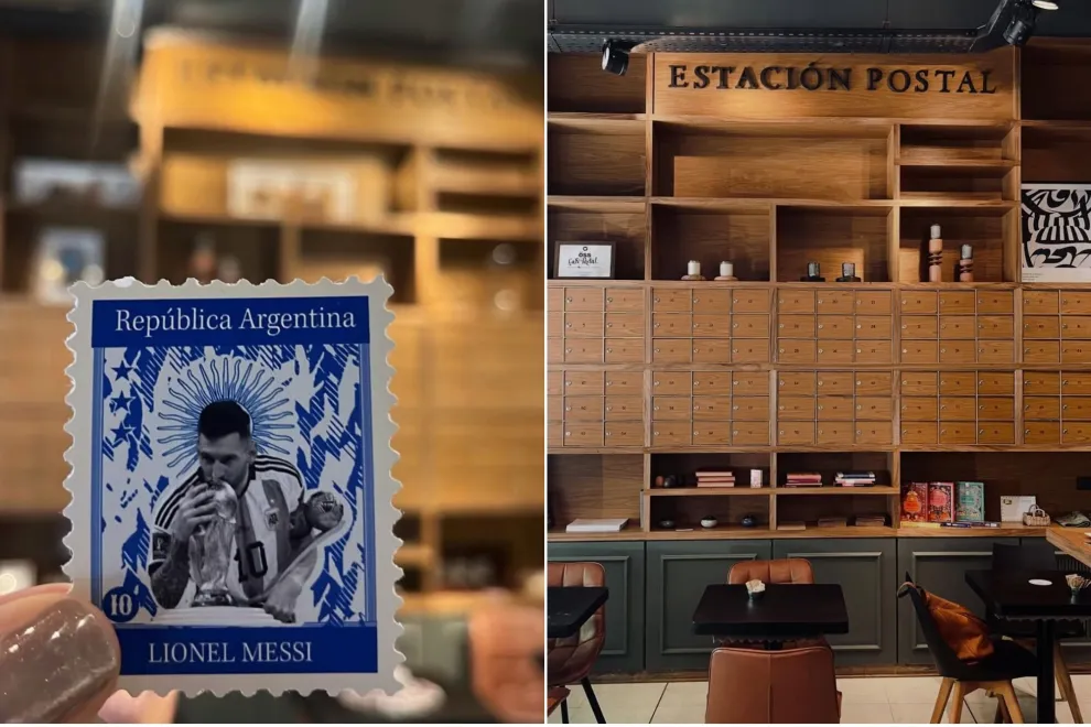 Así es el primer café postal de Argentina, donde podés ir a escribir cartas mientras tomás un café