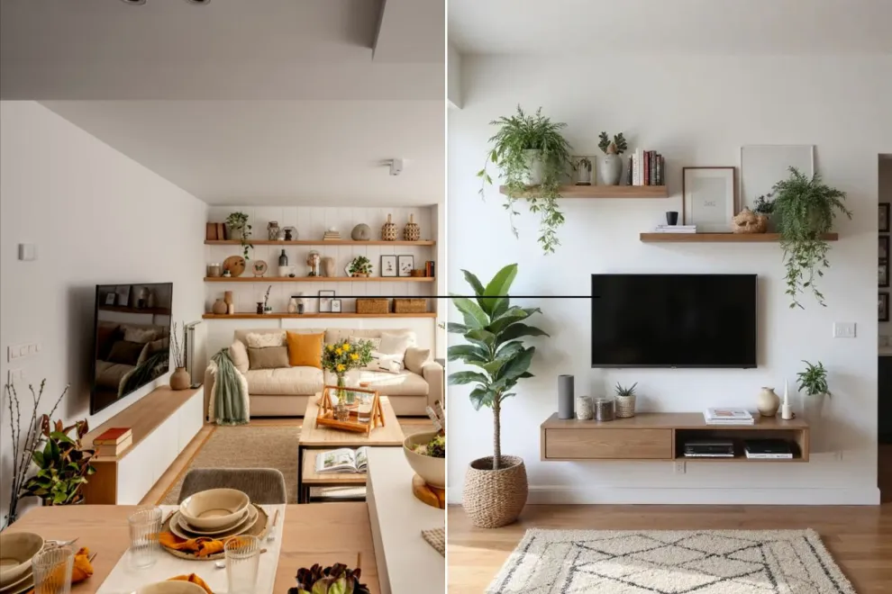Ni pintura ni obra: 7 ideas para renovar tu living en una tarde