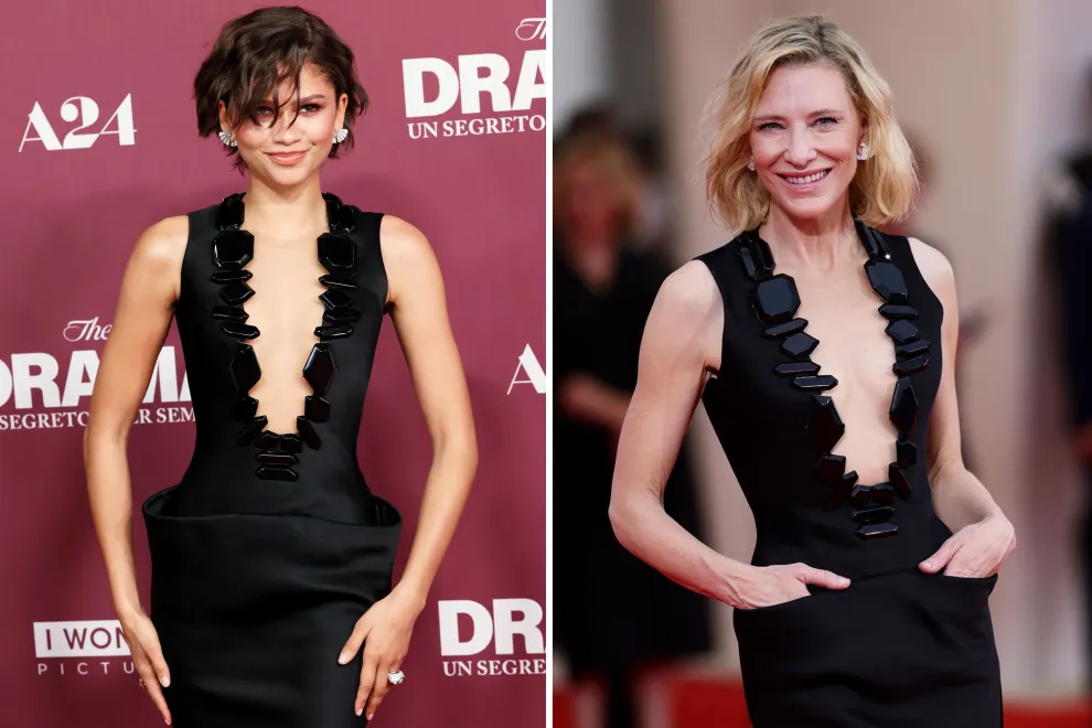 Zendaya y Cate Blanchett sobre la red carpet