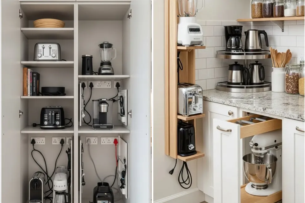 Los electrodomésticos a la vista no van más: cómo despejar la mesada sin perder funcionalidad