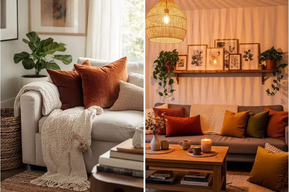 Pequeños cambios: cómo renovar el hogar para hacerlo más acogedor en otoño