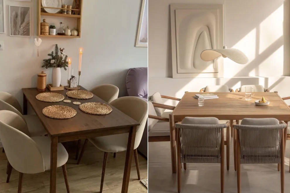 Adiós a la mesa cuadrada en el comedor: la tendencia que conquista los espacios modernos