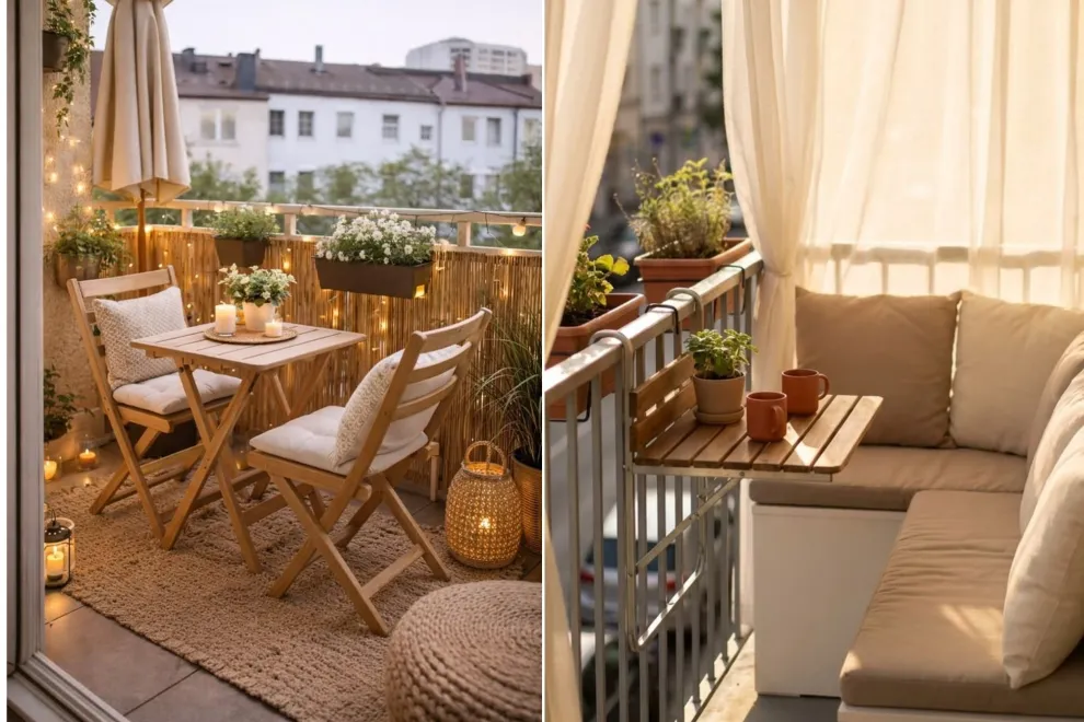 Tiny balconies: 10 ideas deco para transformar un balcón chico en un oasis