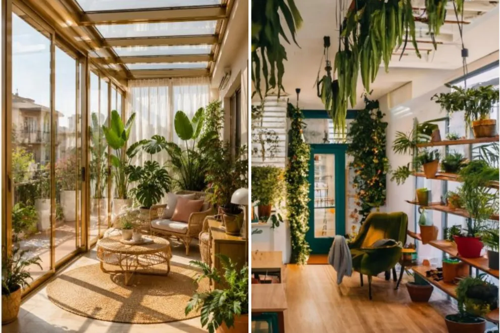 Ideas simples para armar un jardín de invierno en casa
