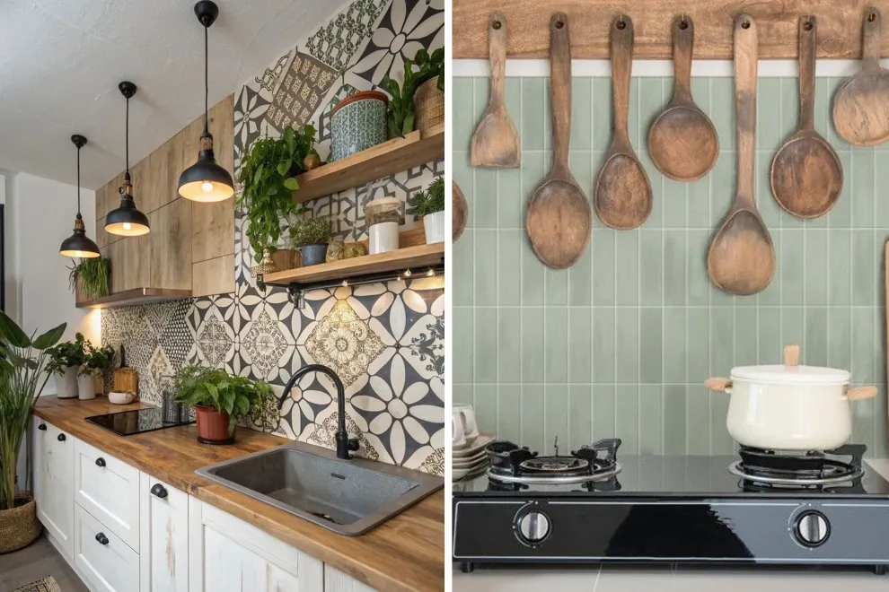 Durante años, los azulejos fueron protagonistas absolutos en las cocinas por su practicidad y resistencia.